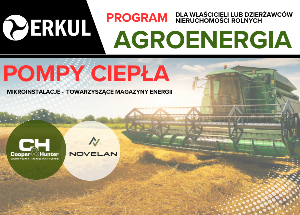 DOTACJA NA ZAKUP POMPY CIEPŁA W PROGRAMIE AGROENERGIA