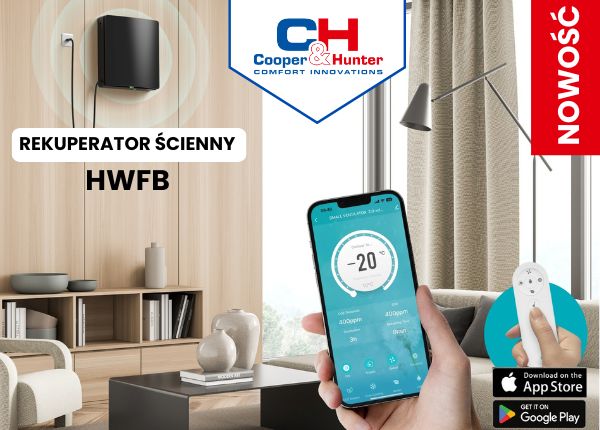 ROZWÓJ OFERTY REKUPERATORÓW ŚCIENNYCH C&amp;H! ZOBACZ NOWOŚĆ!