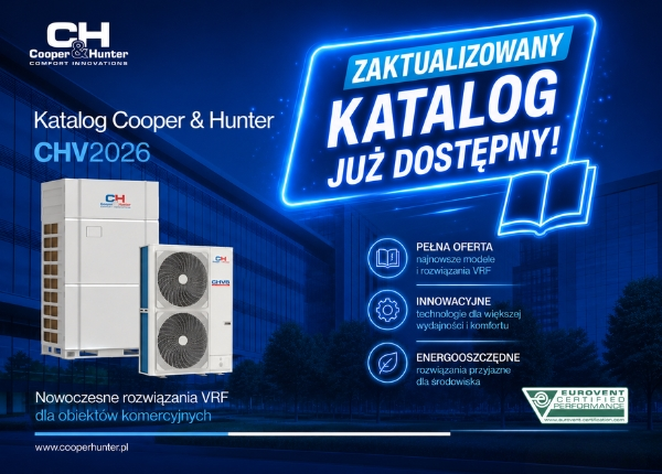 ZAKTUALIZOWANY KATALOG VRF C&amp;H - JUŻ JEST !